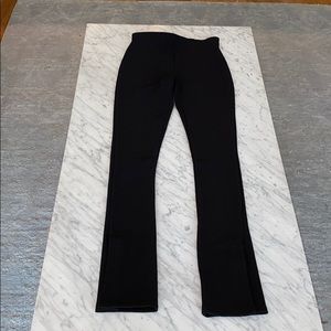 Zara ribbed legging/pant w ankle slit